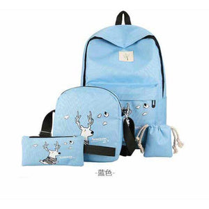 Pcs Unisex Nylon Printed Backpack