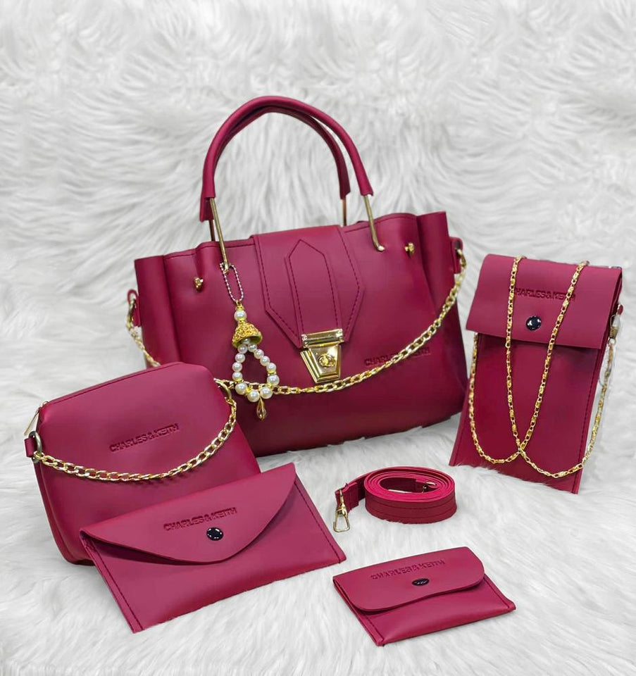 Hand Bags For Girls With Cute Handle And Long Strap