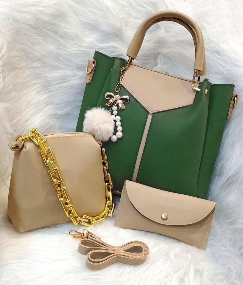 Women's PU Leather Plain Top Handle Shoulder Bag&nbsp;