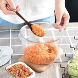 1 Pc Hand Push Manual Food Chopper- 1.5 Liter