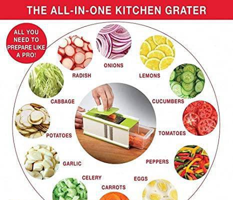 Multi Functional Grater 5 In 1