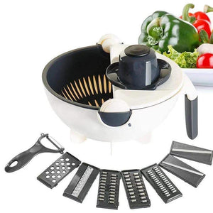 Vegetable Cutter With Drain Basket