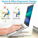 Portable Adjustable Foldable Laptop Stand - Perfect for Home &amp; Travel