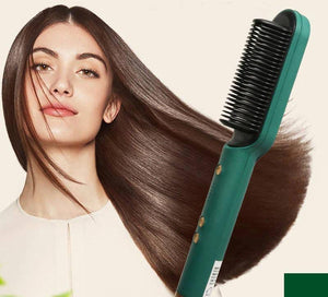 Heat Control Straightener Brush