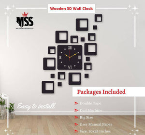 &nbsp;Analog Stylish Wooden Wall Clock